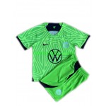 Camisolas de futebol VfL Wolfsburg Criança Equipamento Principal 2022/23 Manga Curta